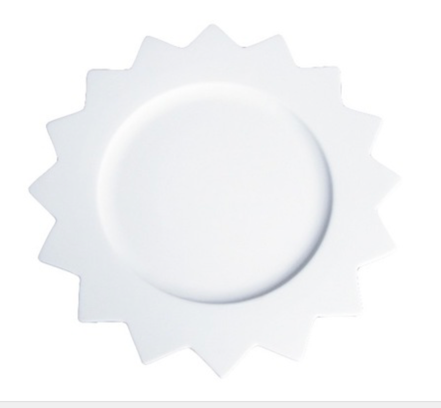 Céramique à décorer - Assiette Soleil