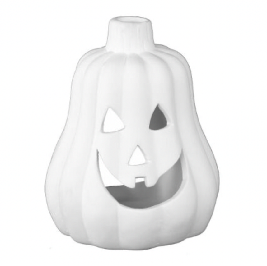 Céramique à décorer - Photophore butternut d'Halloween