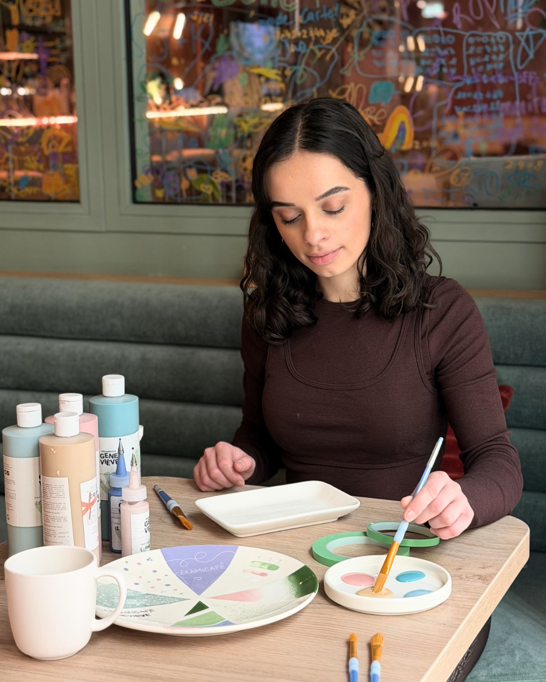 Atelier de peinture sur mug chez Lyf Gambetta - Samedi 13/06