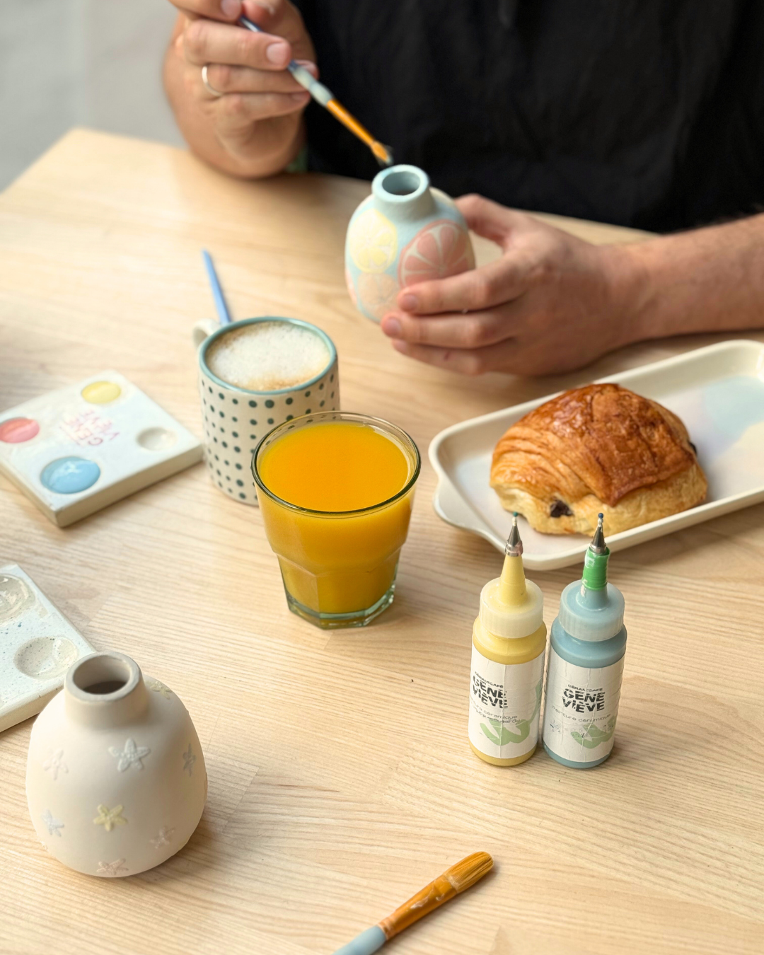 Ceramic Morning : petit-déjeuner & peinture sur céramique - Paris 14