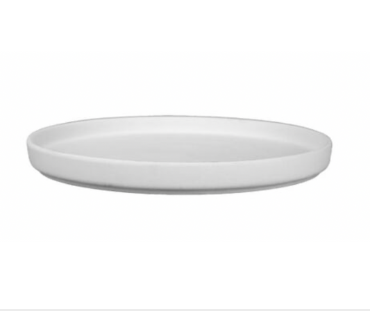 Céramique à décorer - Assiette à rebord