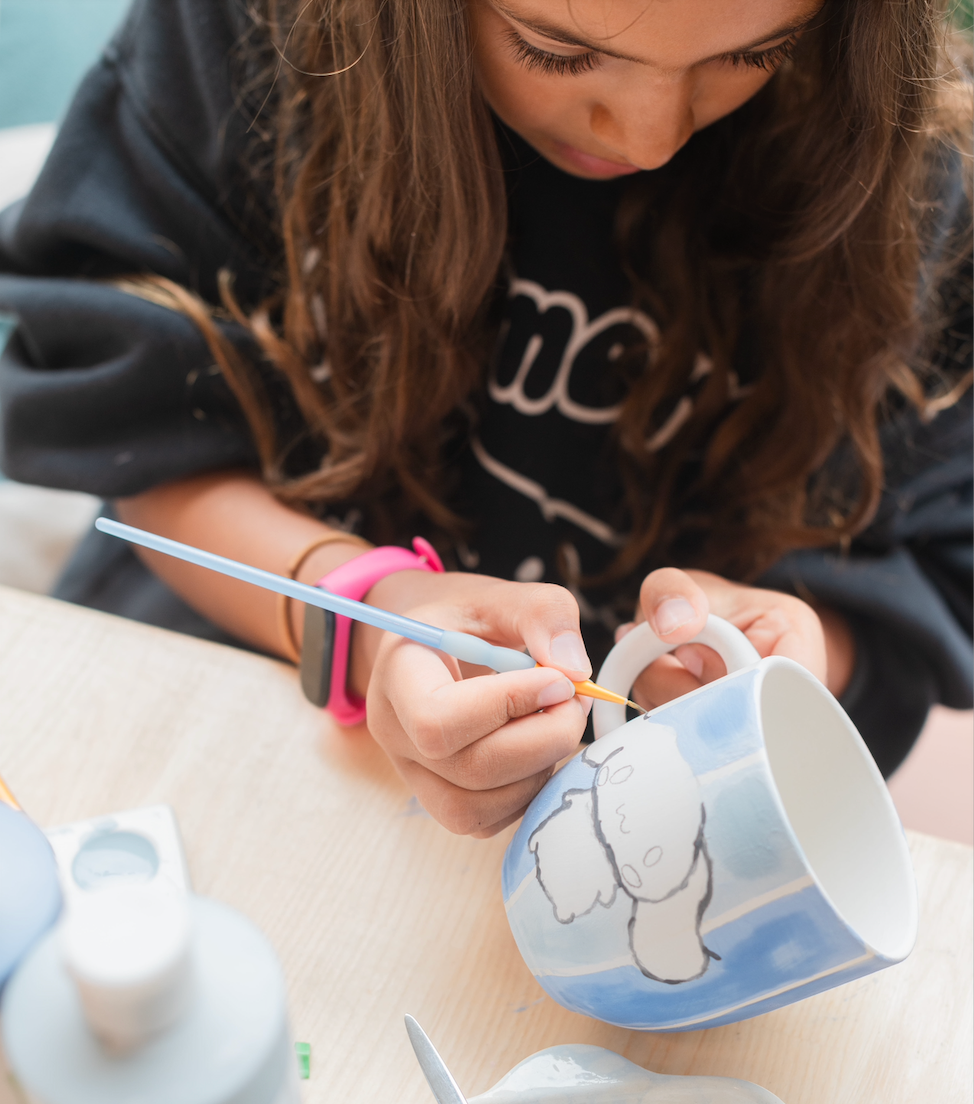 Session peinture sur céramique - Parent/Enfant - Paris 14