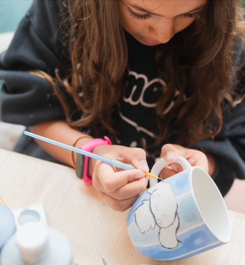 Session peinture sur céramique - Parent/Enfant - Paris 17