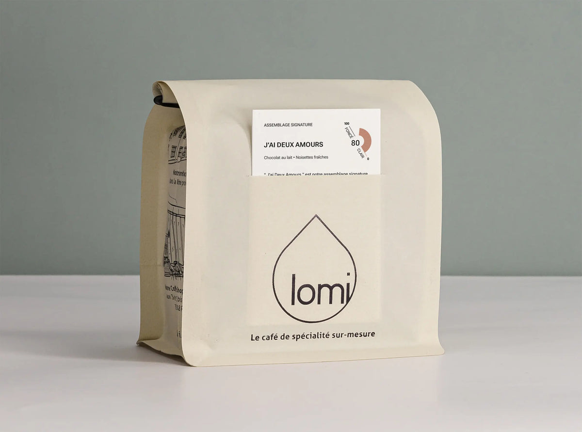 Café en grains « J’ai Deux Amours » – Lomi 250g