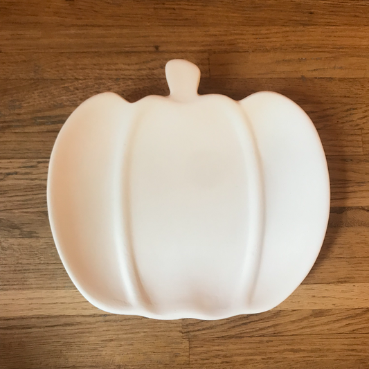 Céramique à décorer - Assiette citrouille